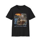 Raccoon Reading Hoodie — "Just One More Chapter" T-Shirt