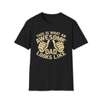Awesome Dad T-Shirt – "This Is What An Awesome Dad Looks Like" Father's Day Tee