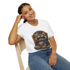 Raccoon Nightlife T-Shirt — Cool Raccoon Drinking Bubble Tea Graphic Tee