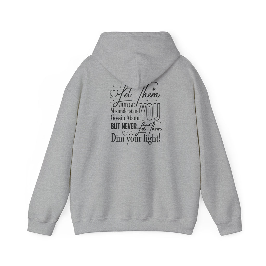 Let Them Hoodie — Inspirational "Let Them" Script Sweatshirt