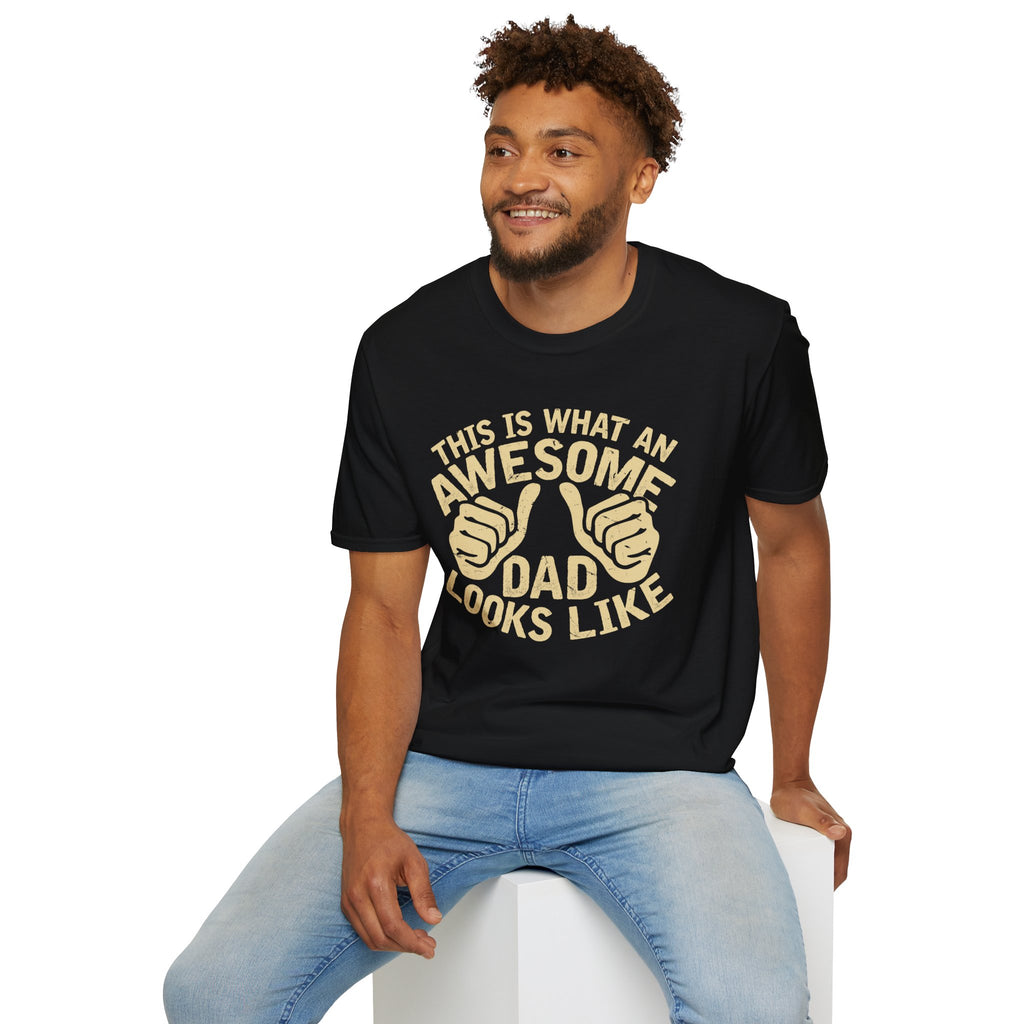 Awesome Dad T-Shirt – "This Is What An Awesome Dad Looks Like" Father's Day Tee