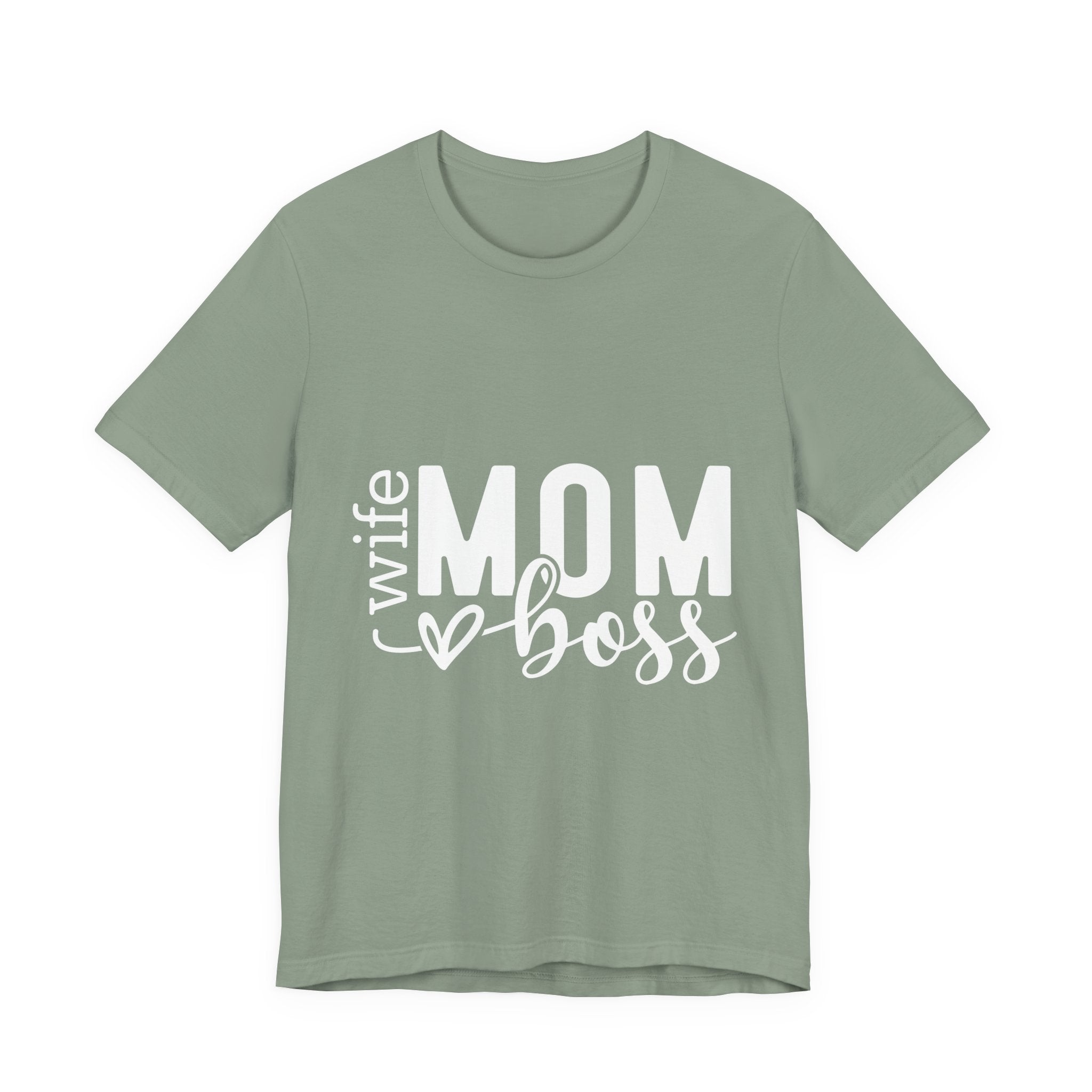 Mom Boss Tee — Wife Mom Boss Graphic T-Shirt, Mother's Day Gift