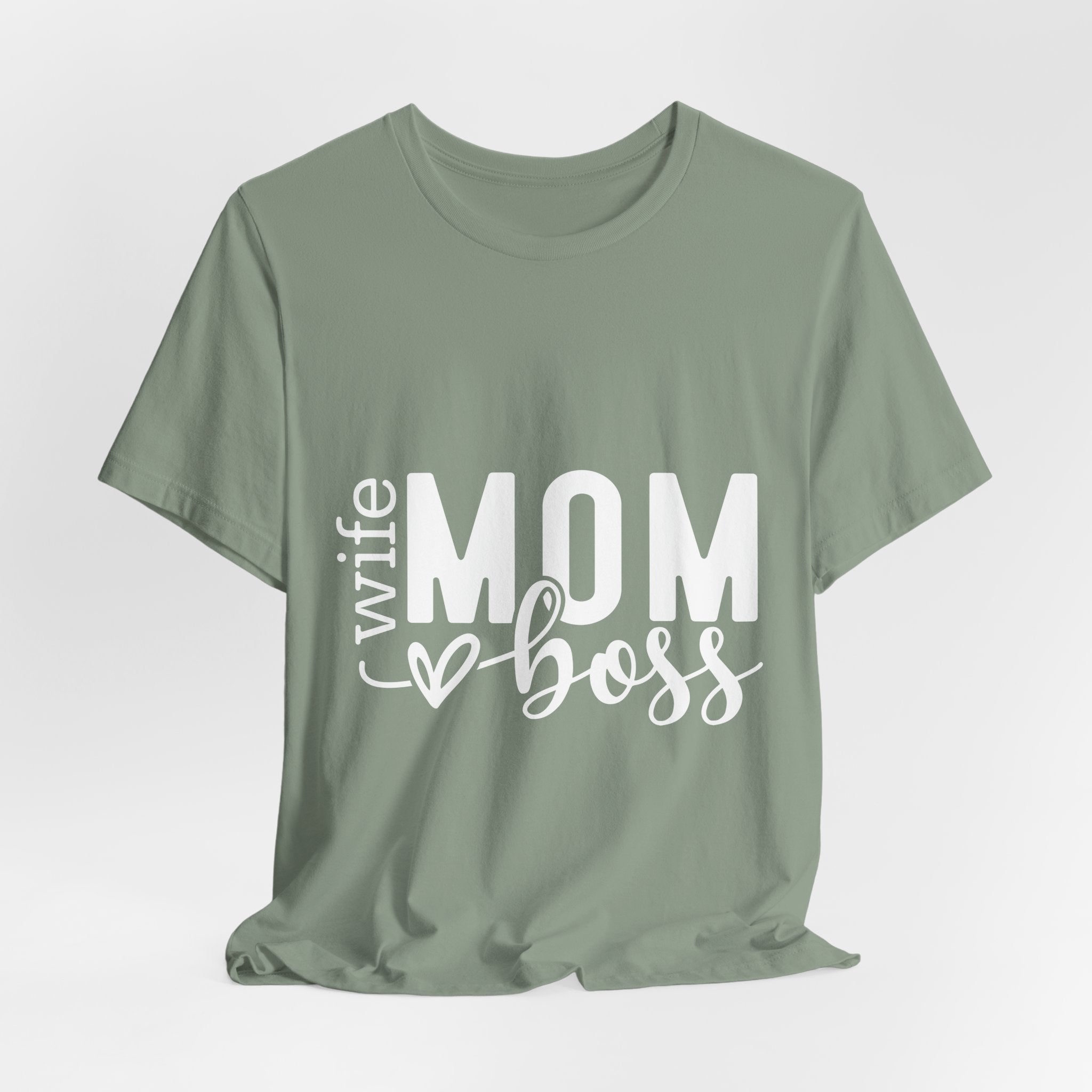 Mom Boss Tee — Wife Mom Boss Graphic T-Shirt, Mother's Day Gift