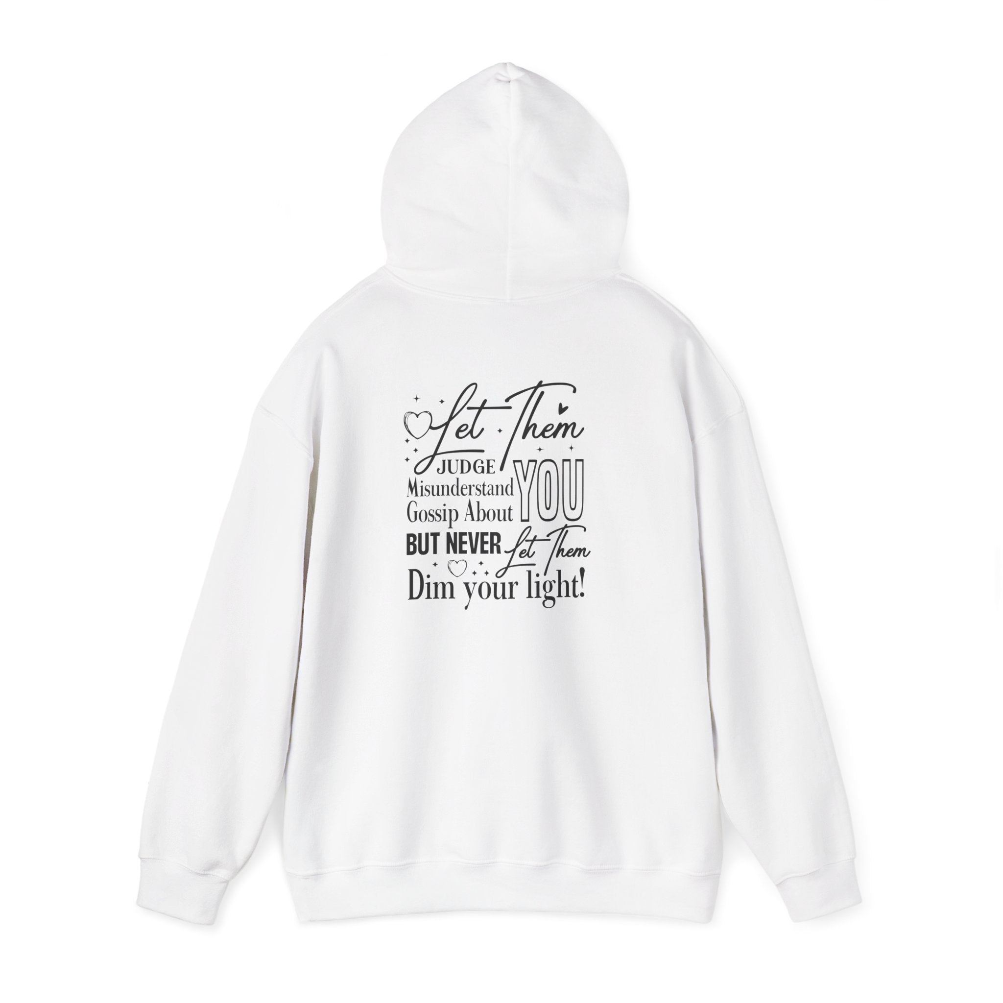 Let Them Hoodie — Inspirational "Let Them" Script Sweatshirt