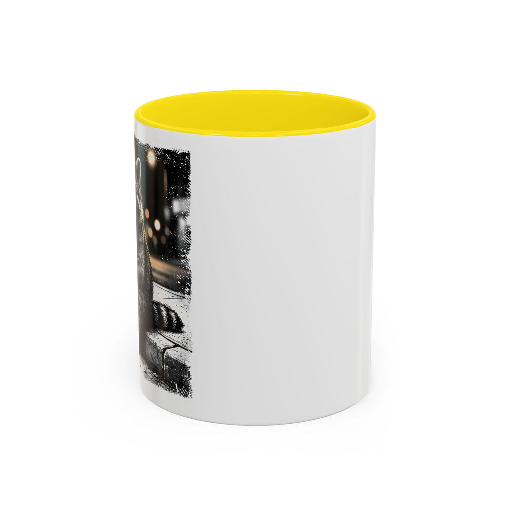 Trash Panda Iced Coffee Mug – Cute & Funny Raccoon Design