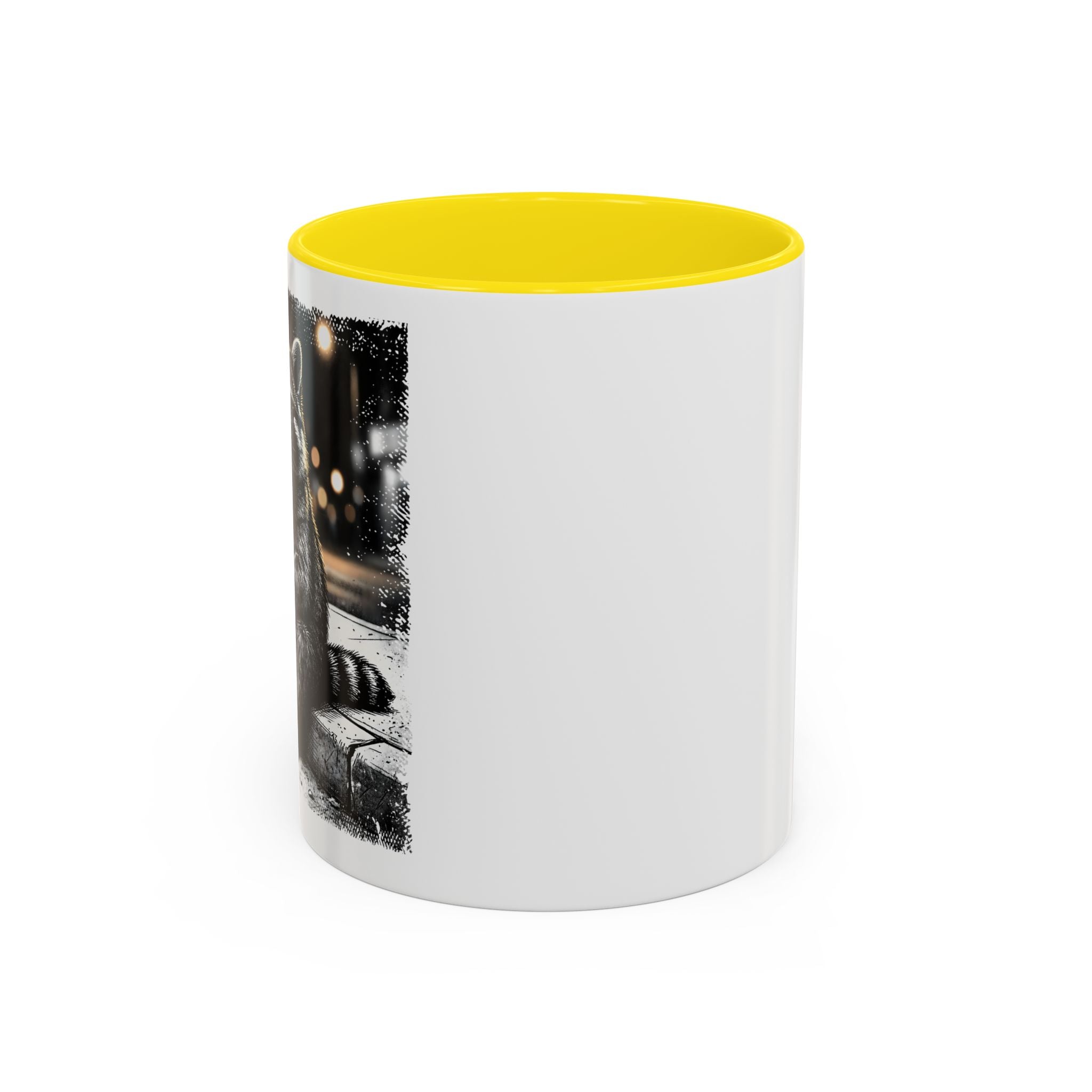 Trash Panda Iced Coffee Mug – Cute & Funny Raccoon Design