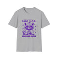 Stay Cool Iced Coffee T-Shirt — Cute Raccoon Graphic Tee