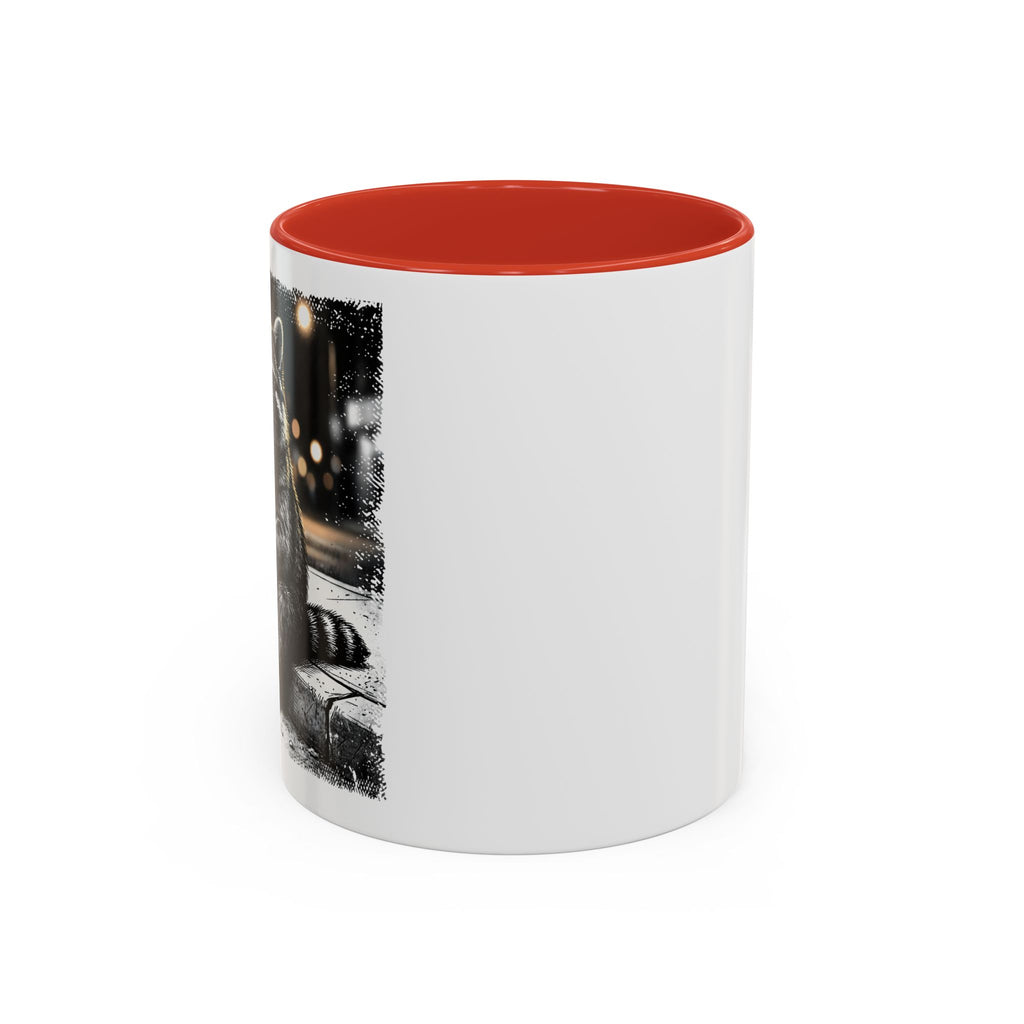 Trash Panda Iced Coffee Mug – Cute & Funny Raccoon Design