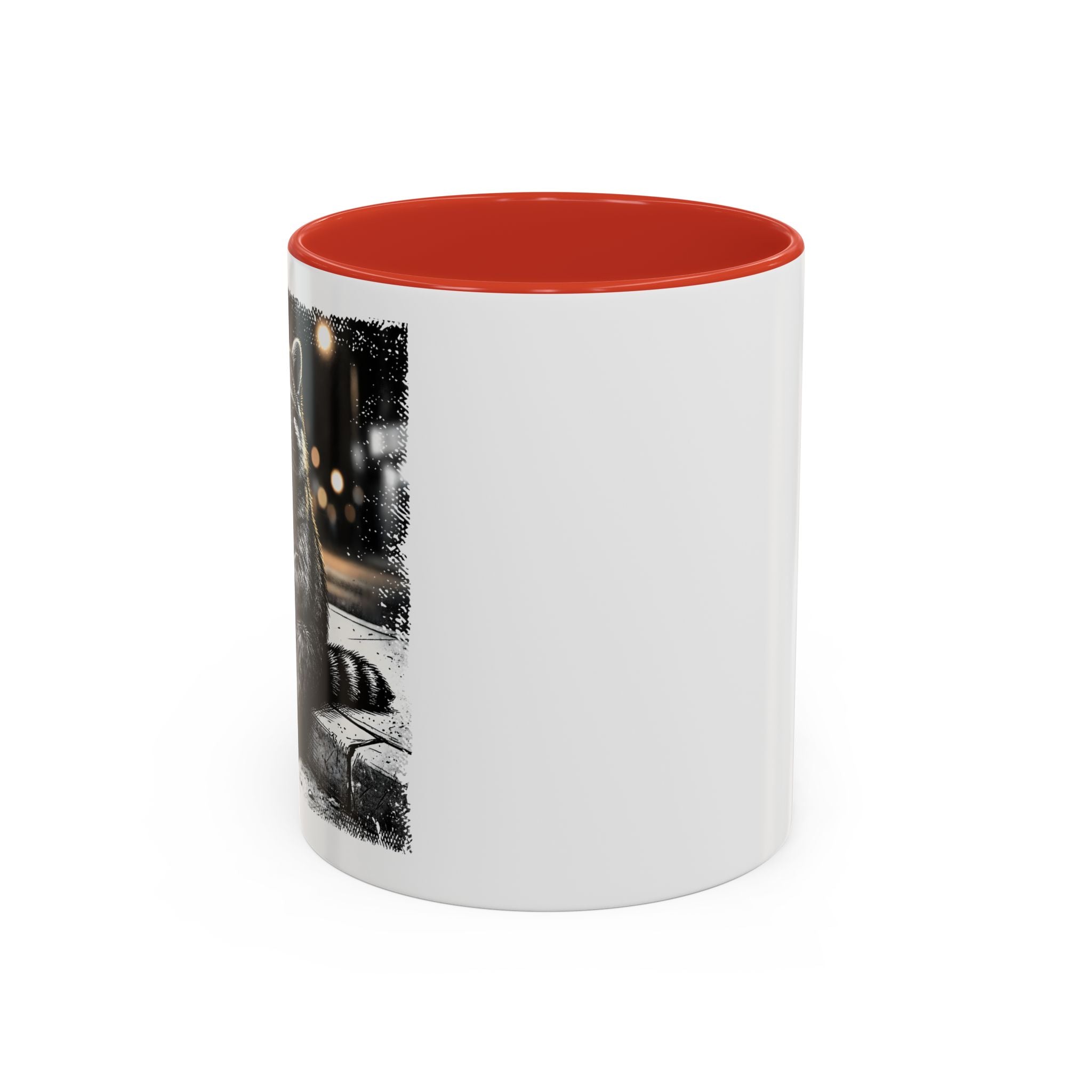 Trash Panda Iced Coffee Mug – Cute & Funny Raccoon Design