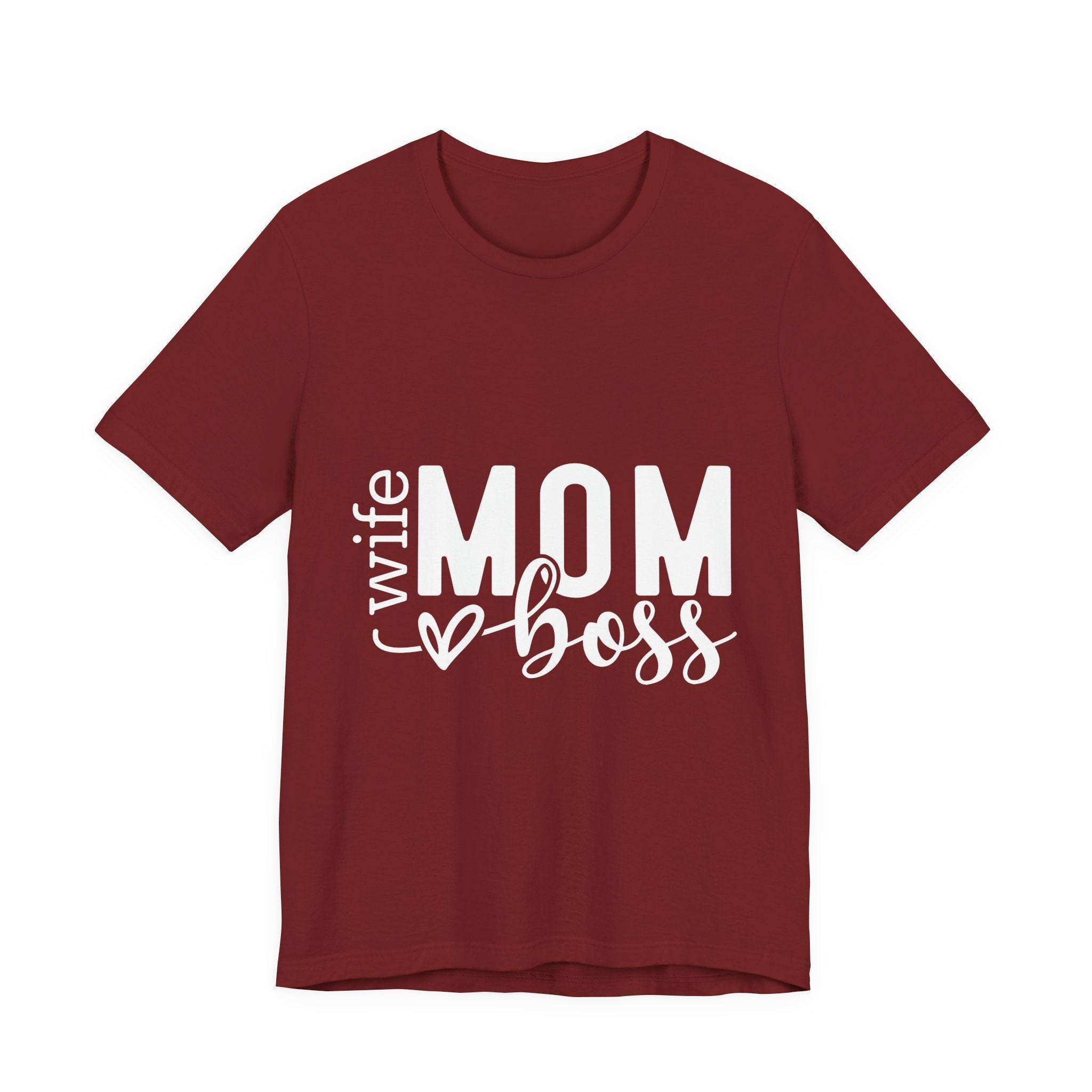 Mom Boss Tee — Wife Mom Boss Graphic T-Shirt, Mother's Day Gift
