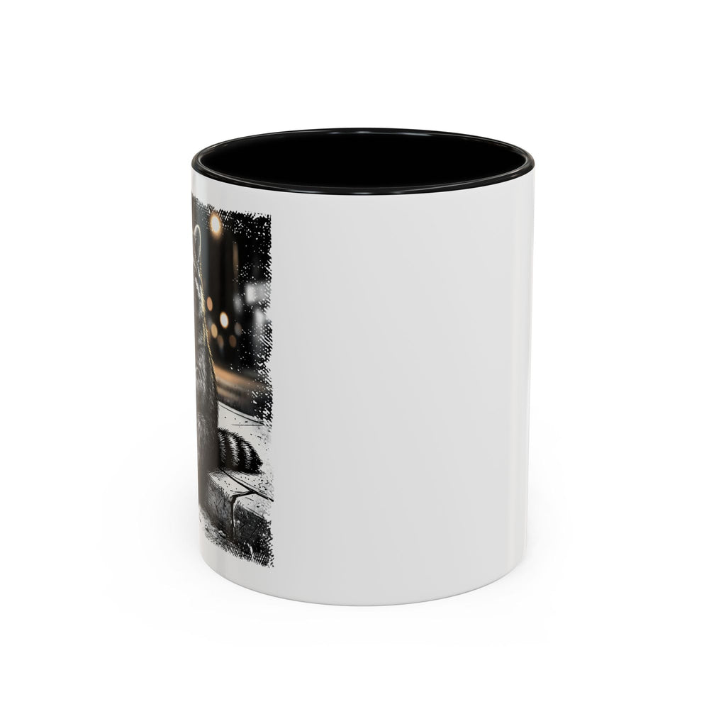 Trash Panda Iced Coffee Mug – Cute & Funny Raccoon Design