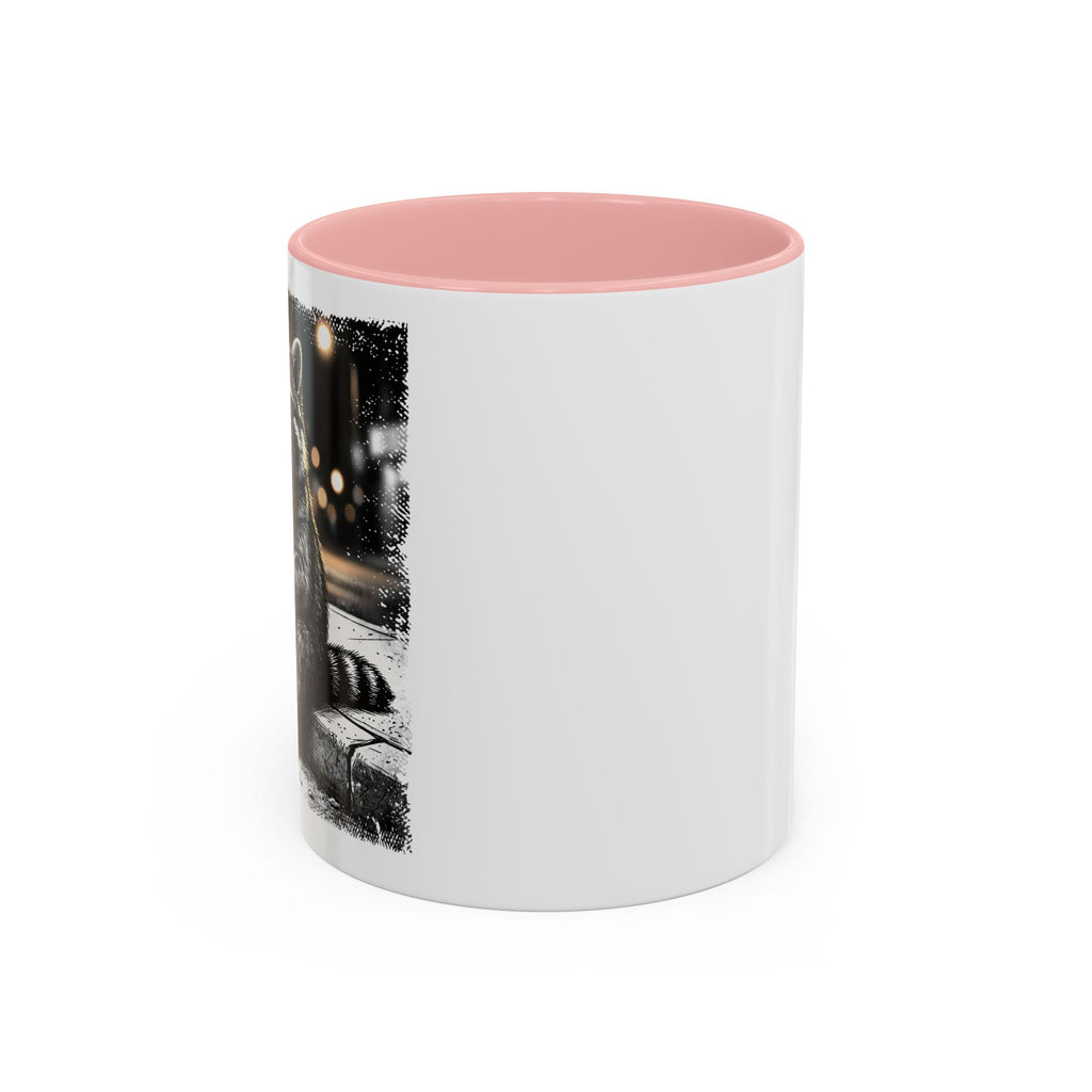 Trash Panda Iced Coffee Mug – Cute & Funny Raccoon Design