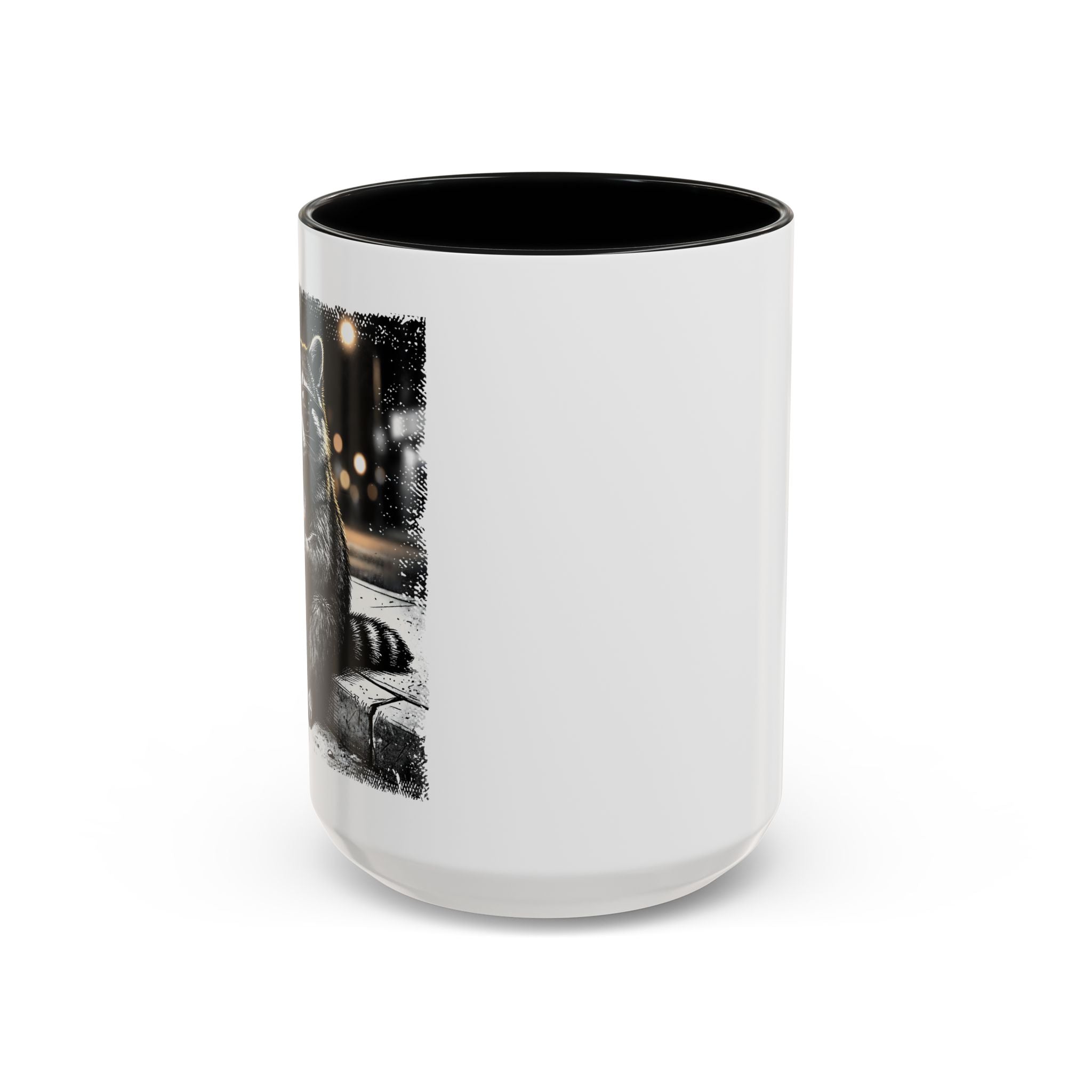 Trash Panda Iced Coffee Mug – Cute & Funny Raccoon Design