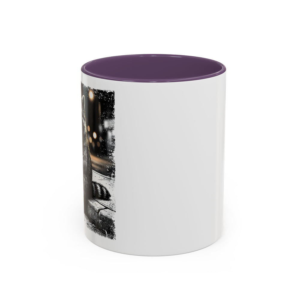 Trash Panda Iced Coffee Mug – Cute & Funny Raccoon Design