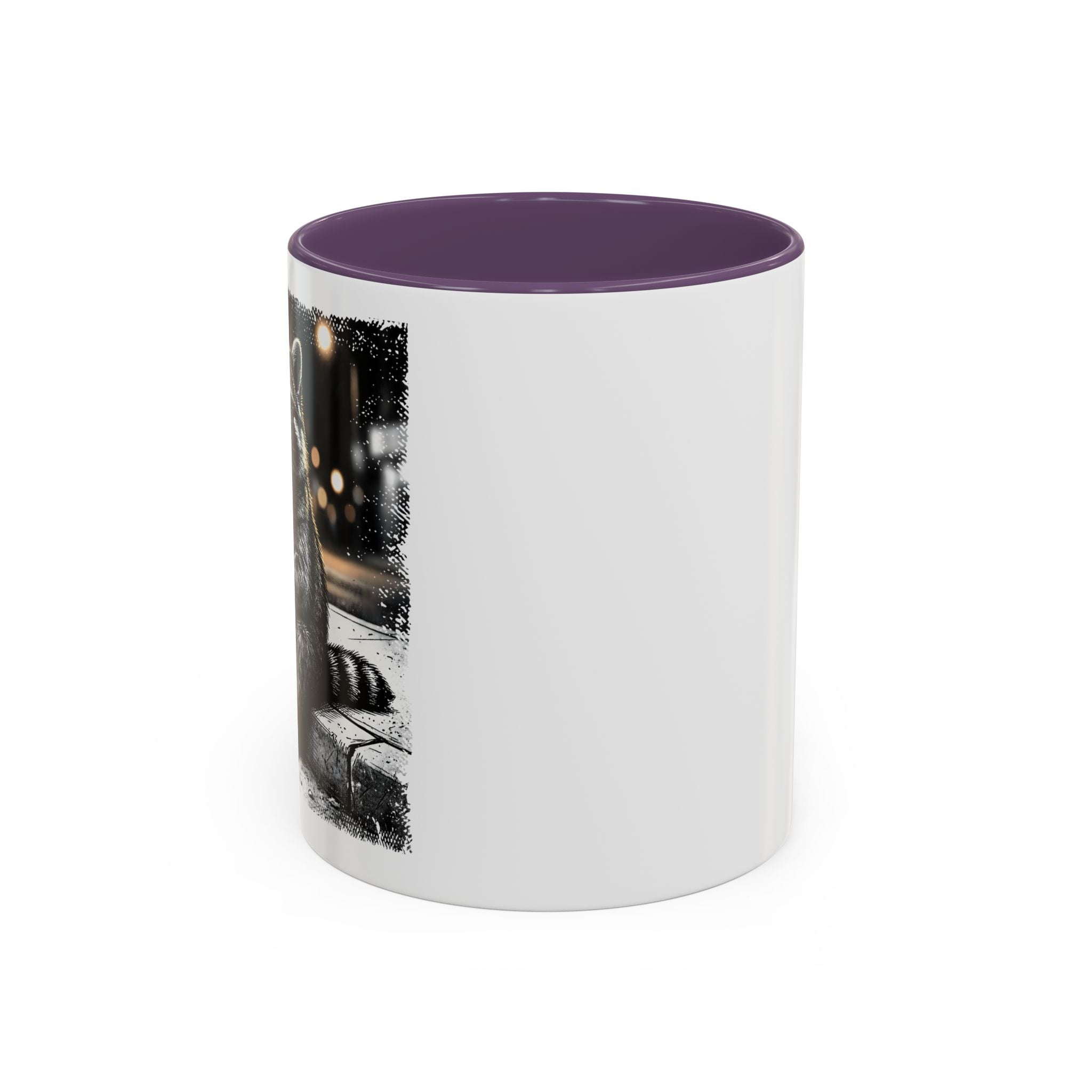 Trash Panda Iced Coffee Mug – Cute & Funny Raccoon Design