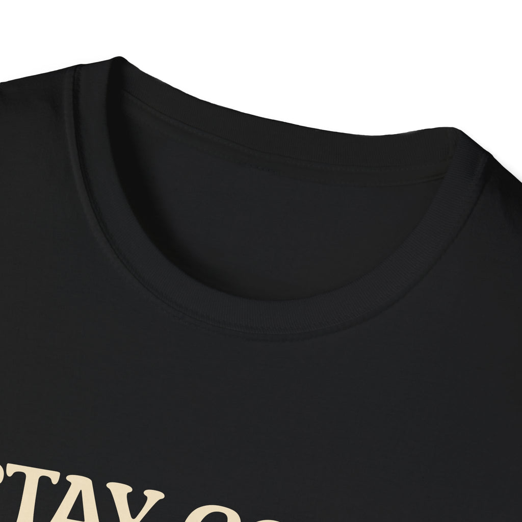 Stay Cool Raccoon Iced Coffee T-Shirt — Cute Retro Coffee Tee