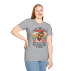 Chicken Graphic T-Shirt — "I May Look Calm But In My Head I've Pecked You 3 Times" Retro Farm Humor