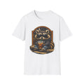 Raccoon Nightlife T-Shirt — Cool Raccoon Drinking Bubble Tea Graphic Tee