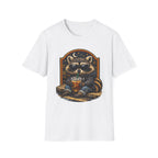 Raccoon Nightlife T-Shirt — Cool Raccoon Drinking Bubble Tea Graphic Tee