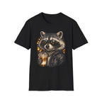 Raccoon Latte T-Shirt – Cute Coffee Animal Graphic Tee