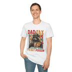 Dad Tax T-Shirt — Funny Raccoon 'Making Sure It's Not Poison' Father's Day Tee