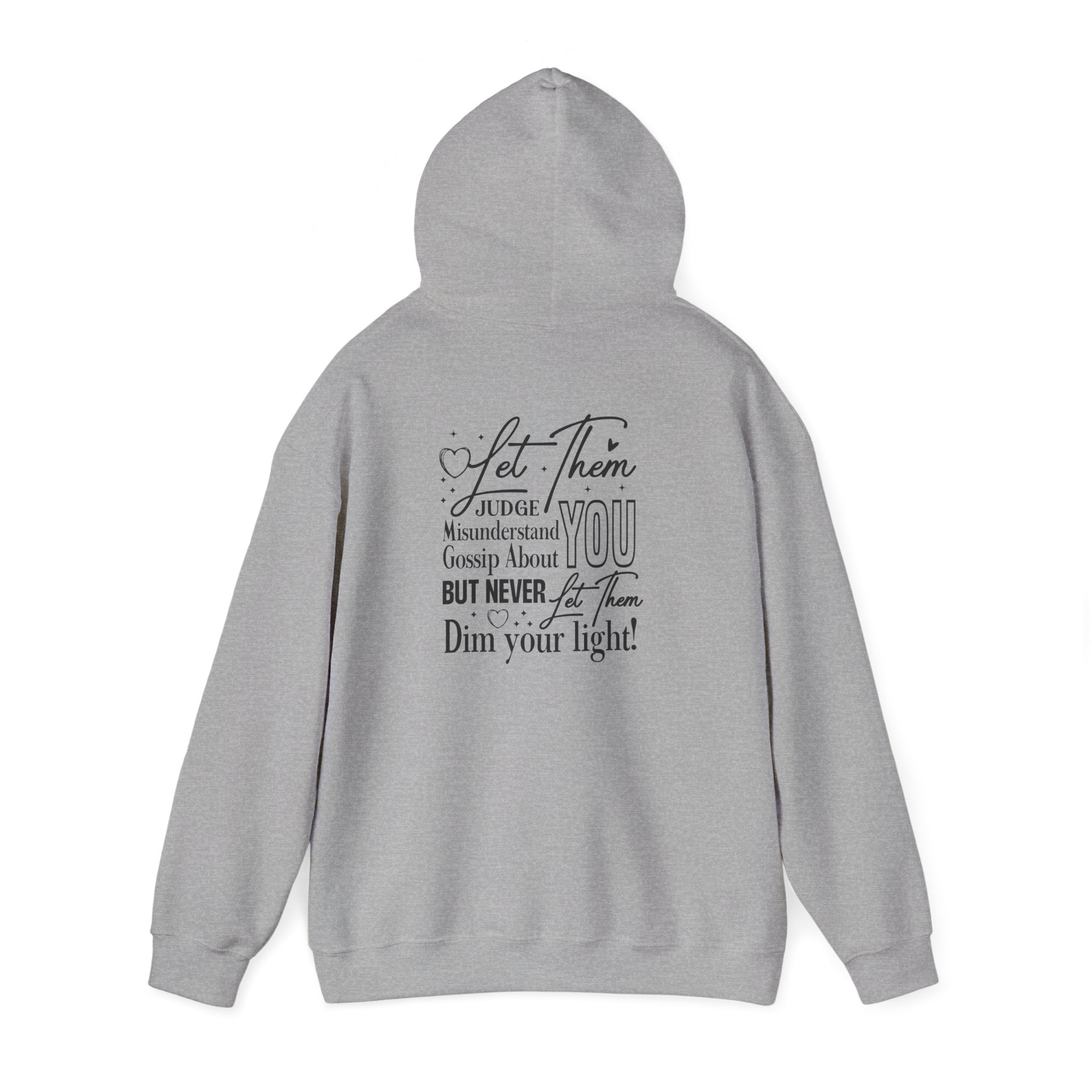 Let Them Hoodie — Inspirational "Let Them" Script Sweatshirt