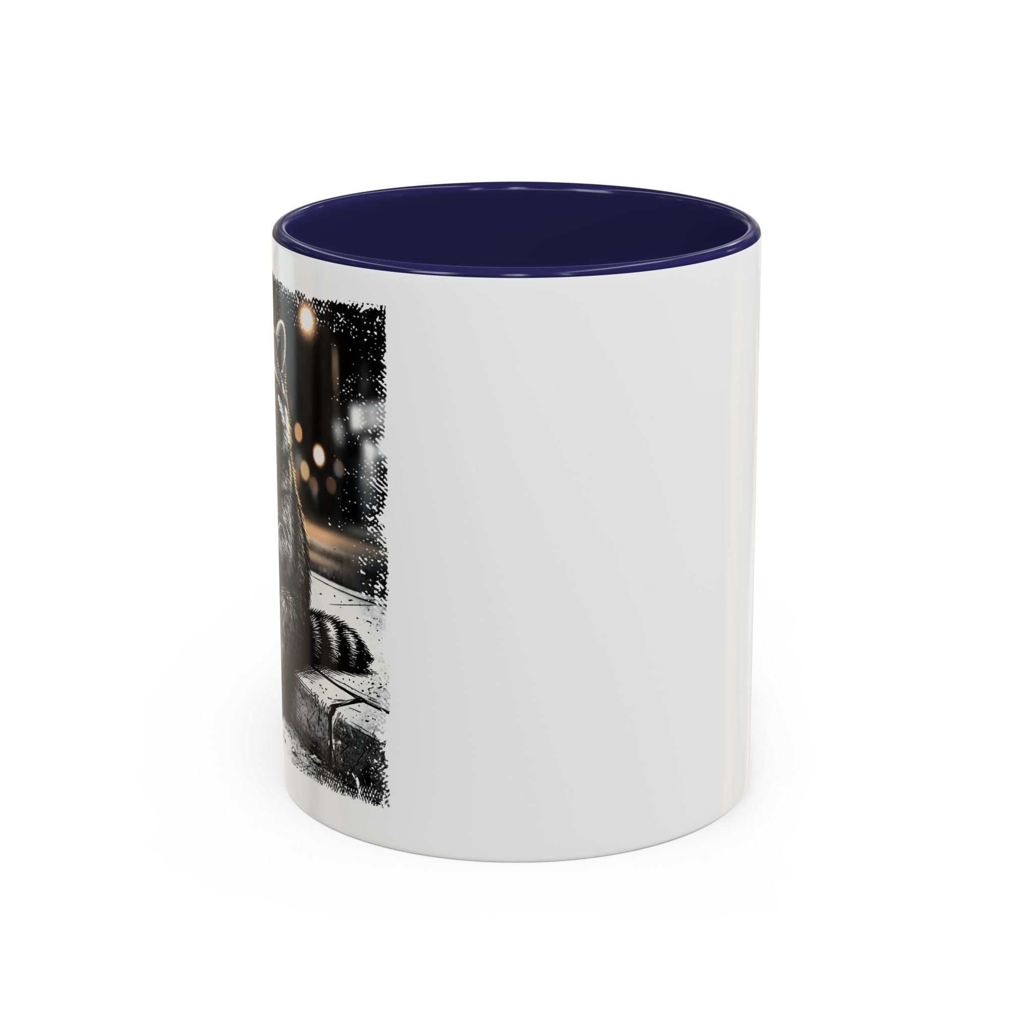 Trash Panda Iced Coffee Mug – Cute & Funny Raccoon Design