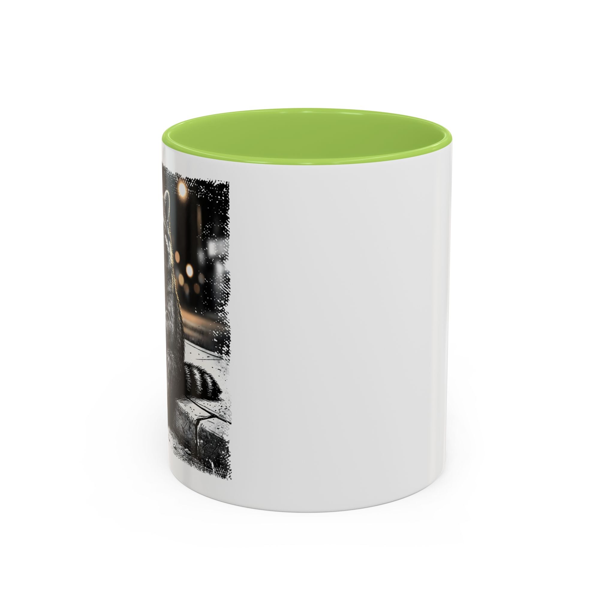 Trash Panda Iced Coffee Mug – Cute & Funny Raccoon Design
