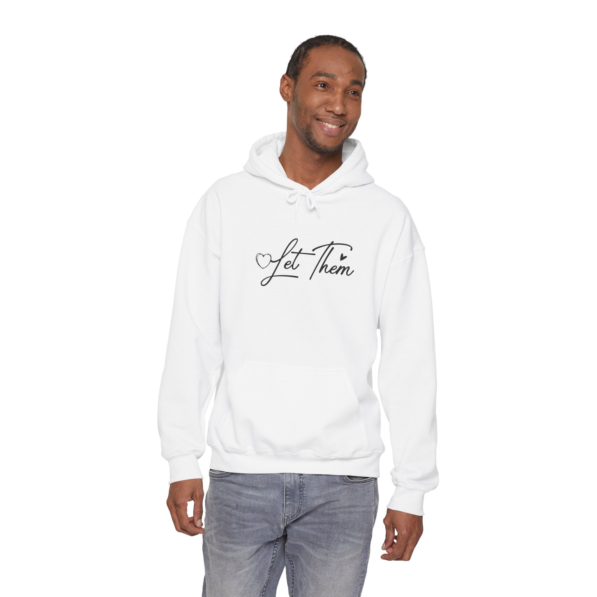 Let Them Hoodie — Inspirational "Let Them" Script Sweatshirt