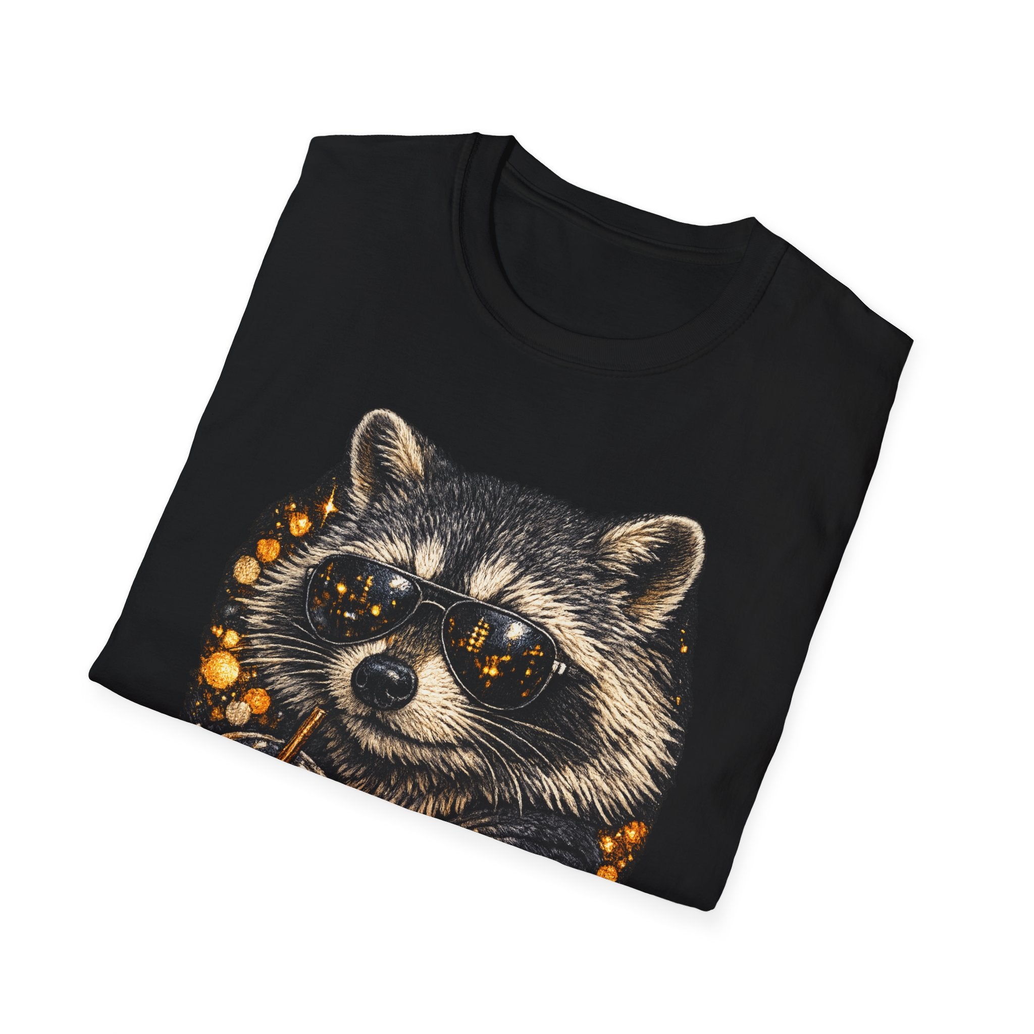 Raccoon Latte T-Shirt – Cute Coffee Animal Graphic Tee