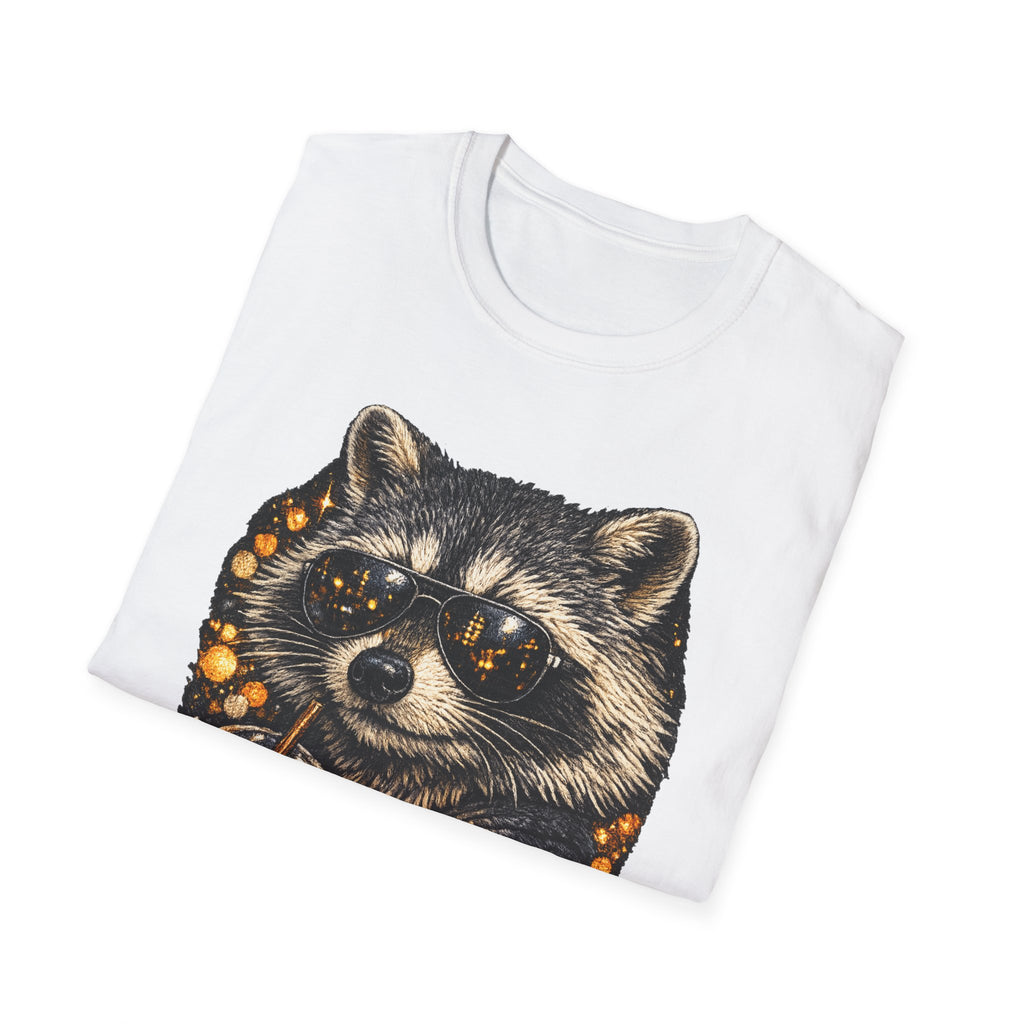 Raccoon Latte T-Shirt – Cute Coffee Animal Graphic Tee